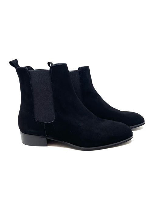 Schlanke Chelsea Boots für Damen IL LACCIO | CV47CAMOSCIONERO